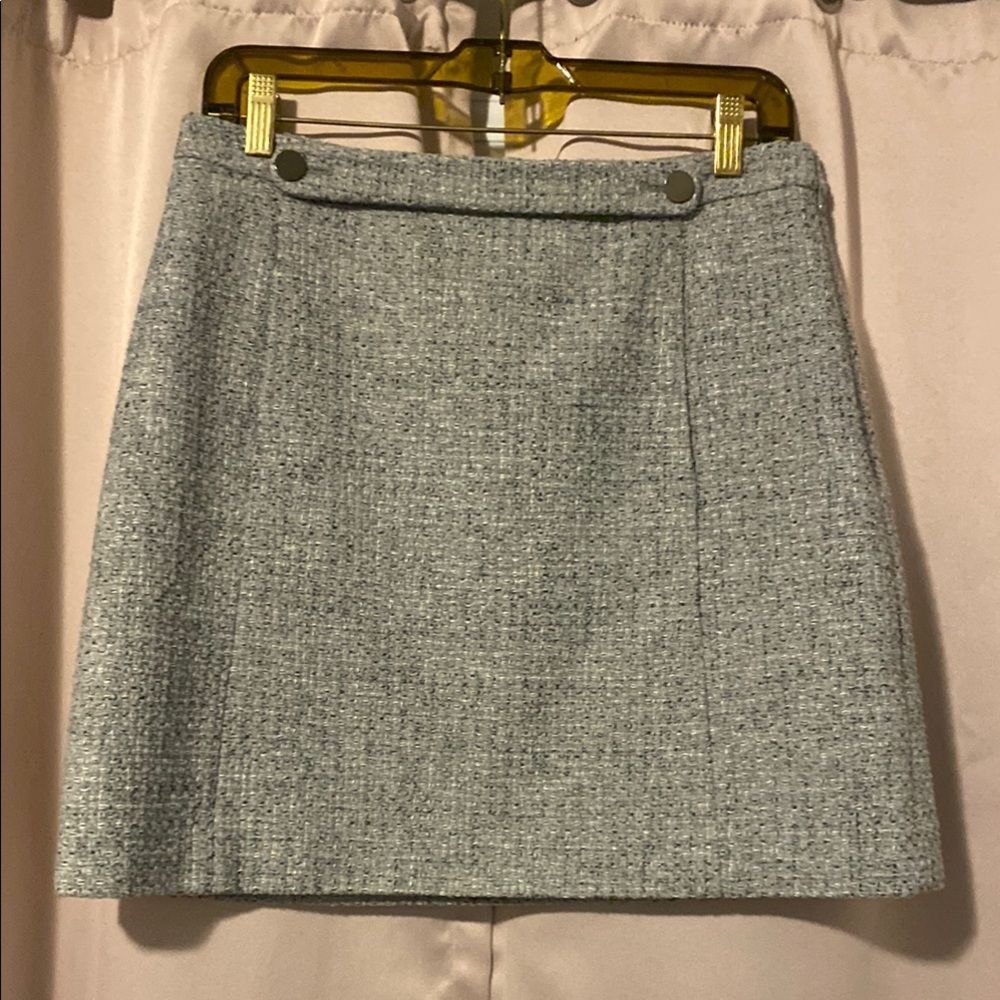 Banana Republic Gray Pencil Mini Skirt